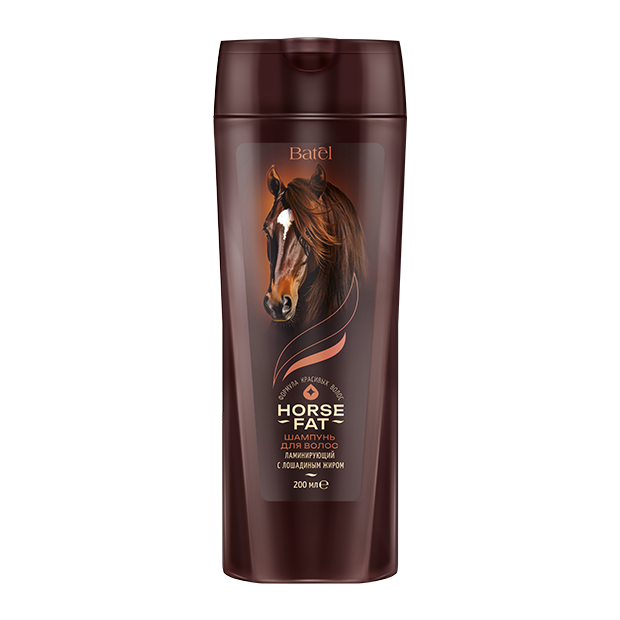 Шампунь для волос ламинирующий с лошадиным жиром