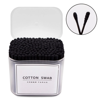 Ватные палочки. Cotton Swab (Чёрные)