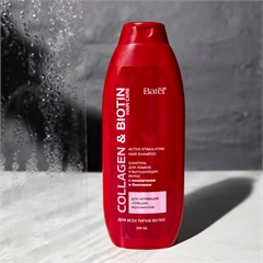 Шампунь для ломких и выпадающих волос с коллагеном и биотином: применение, состав, реальные отзывы