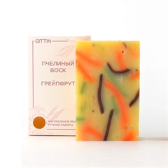Пчелиный воск - Грейпфрут. Натуральное мыло ручной работы