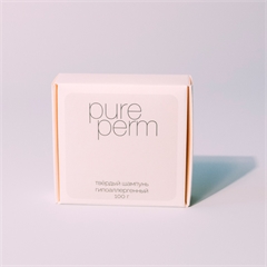 Твёрдый эко-шампунь для волос. Гипоаллергенный. PURE PERM Твёрдый эко-шампунь для волос. Гипоаллергенный. PURE PERM